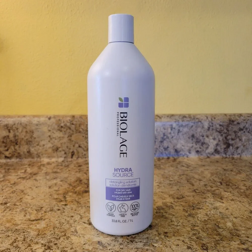 Biolage Hydra Source Detangling Solution 1L 33.8oz for Dry Hair Aloe - 90% Full